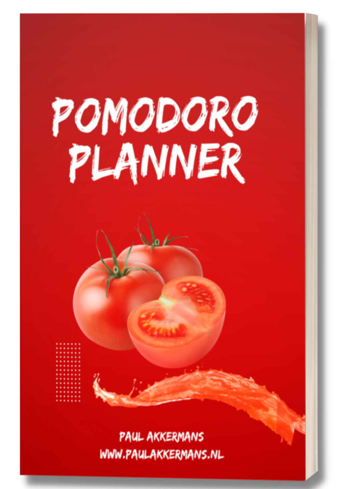 Cover pomodoro planner Paul Akkermans